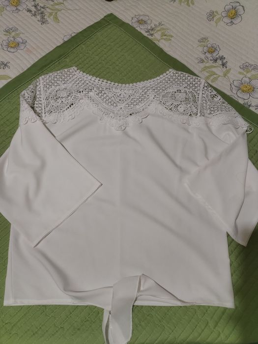Новая белая кофта, размер 46