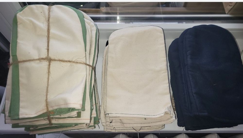 Руковицы комбинированные, распираторы