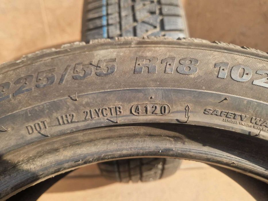 2 KUMHO R18 225/55
Зимни гуми 
DOT4120