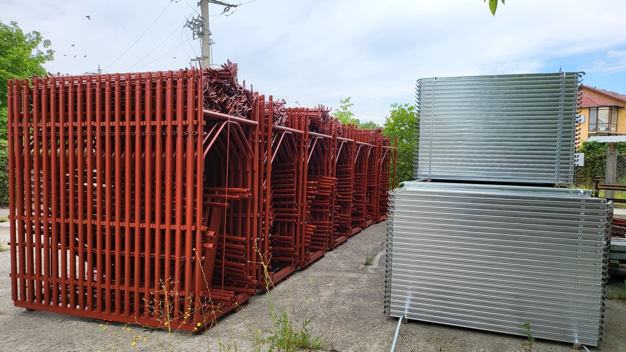 Schele metalice noi pt constructii, schela import italia