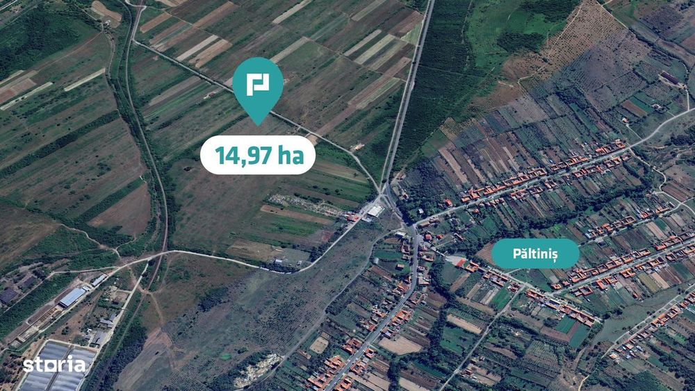 Teren extravilan agricol 15 ha lângă Caransebeș