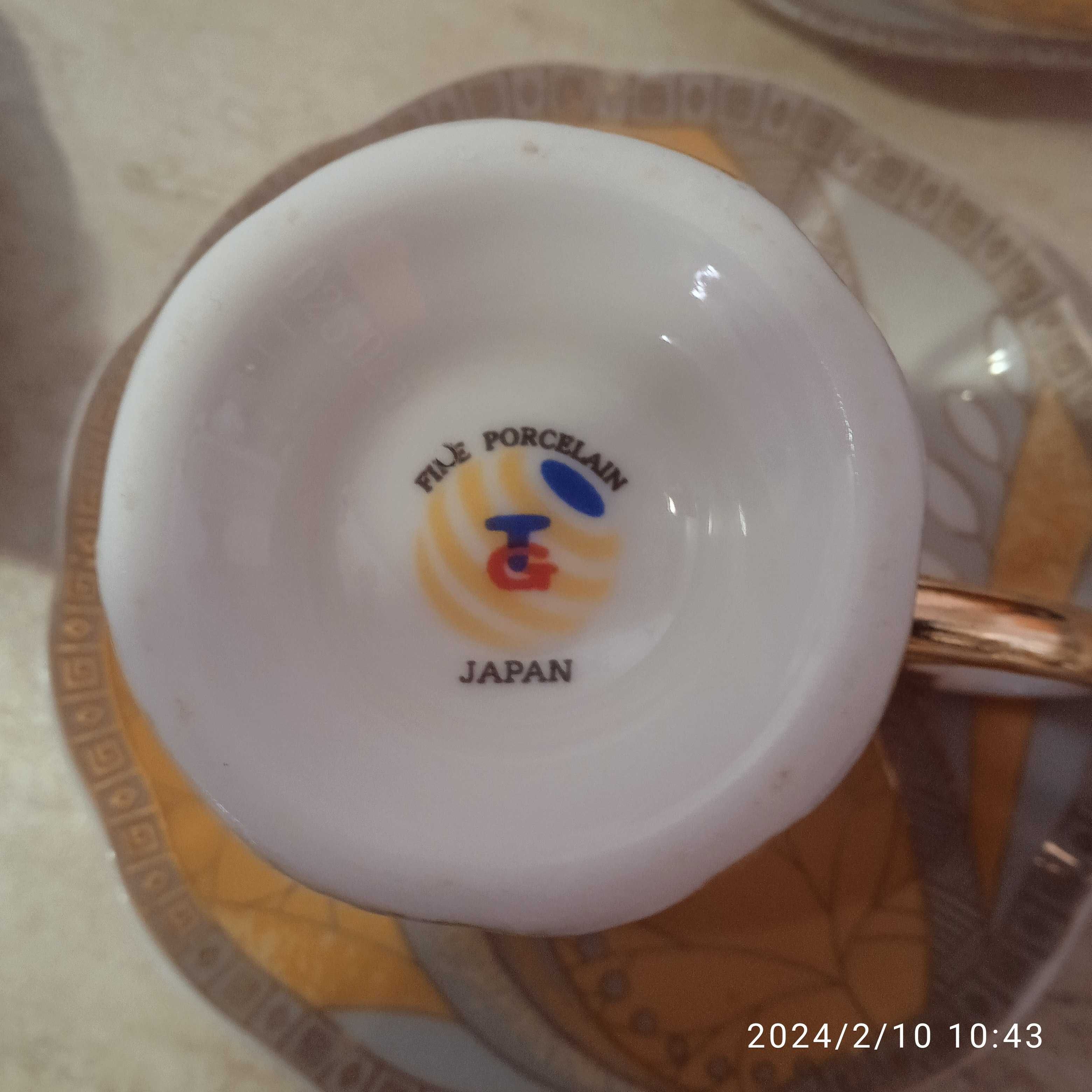 4 чаши за кафе японски порцелан