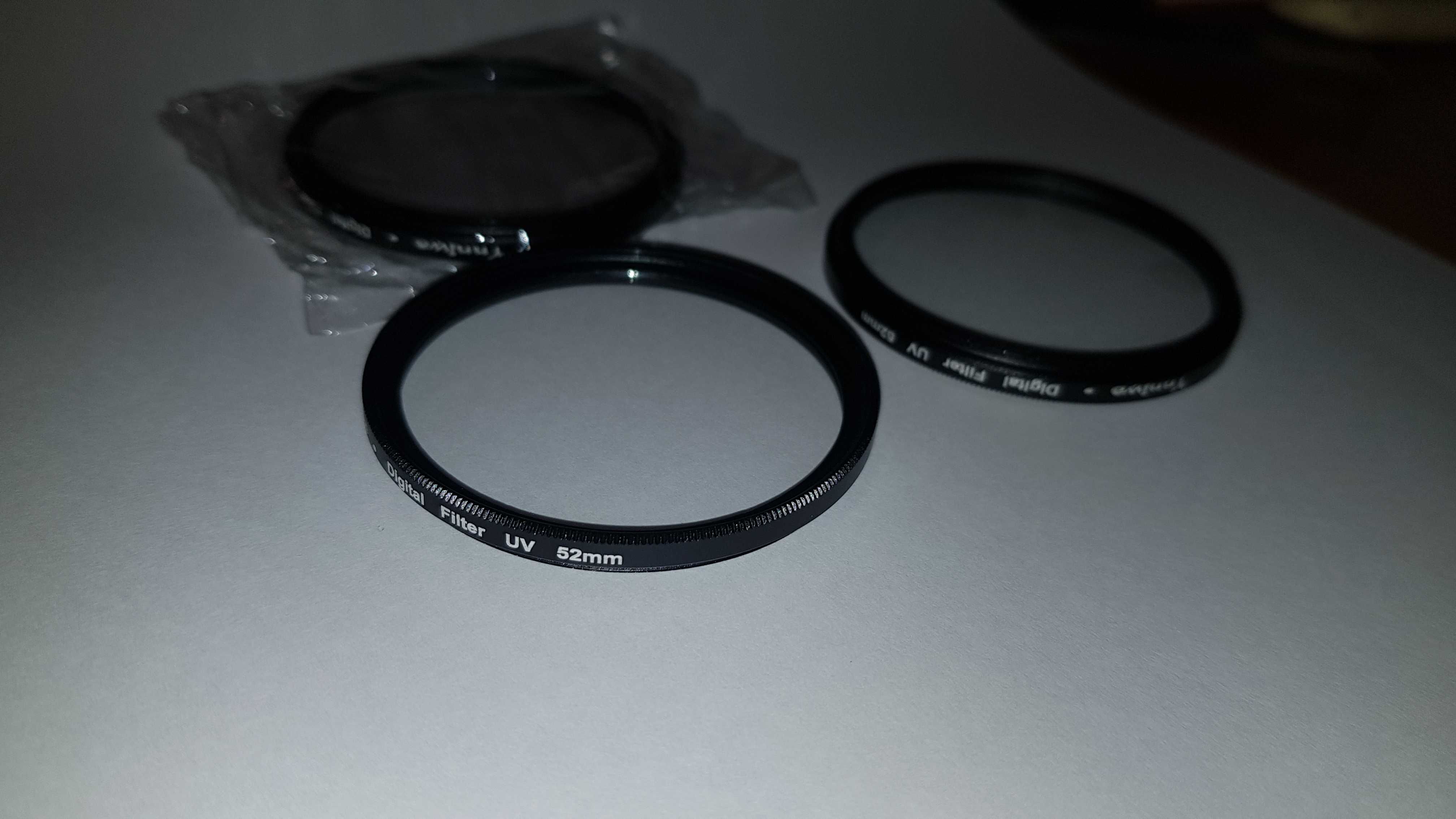 Filtru UV pentru obiective foto D = 52mm + adaptor pt alte diametre