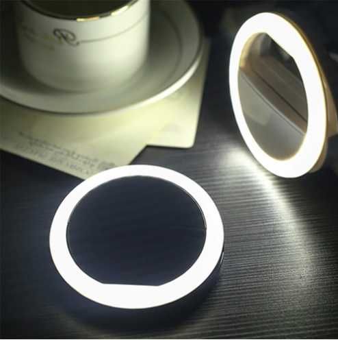 Селфи ринг светкавица за телефон USB универсална LED лампа Selfie Ring