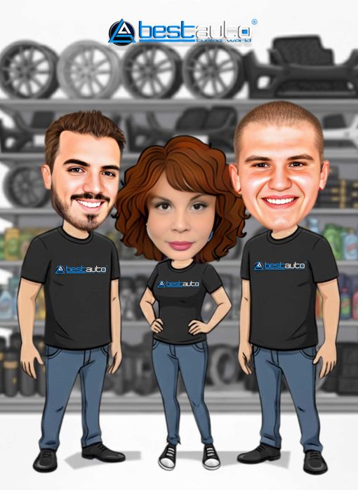 Карикатура от снимка | Професионален дигитален шарж | Уникален подарък