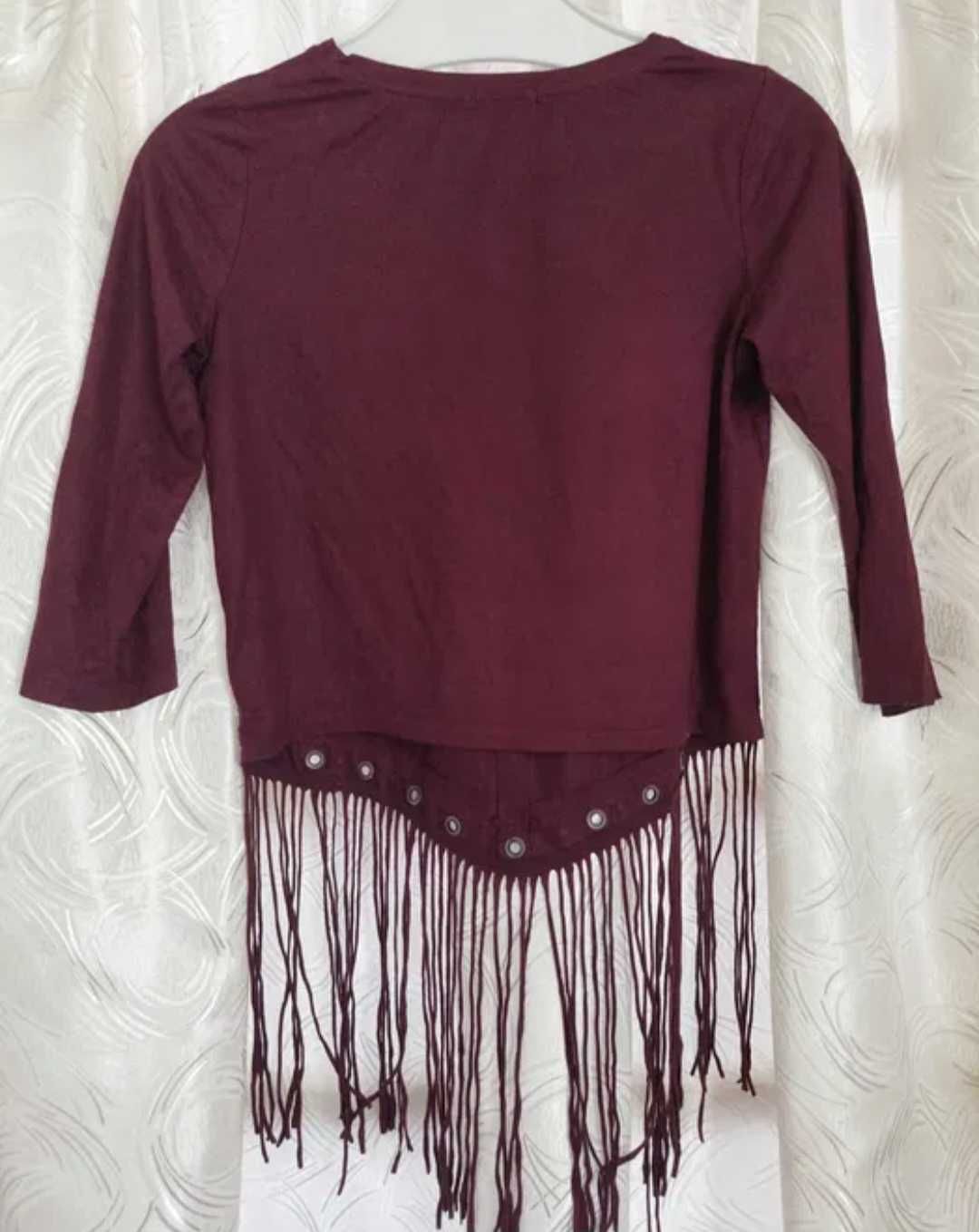 Bluza Bershka cu franjuri XS