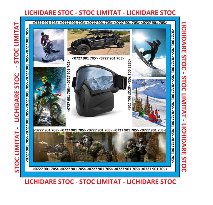 Masca Ochelari Ski Snowboard Atv Moto Enduro Cross Protectie Sky Casca