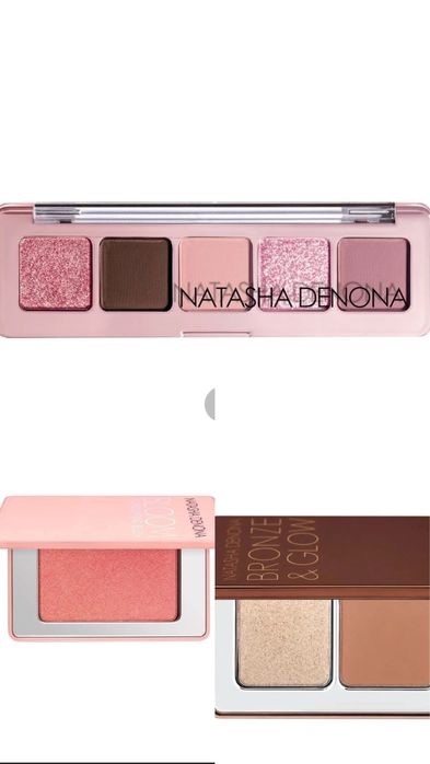 Палитра сенки бронзант и руж Natasha Denona