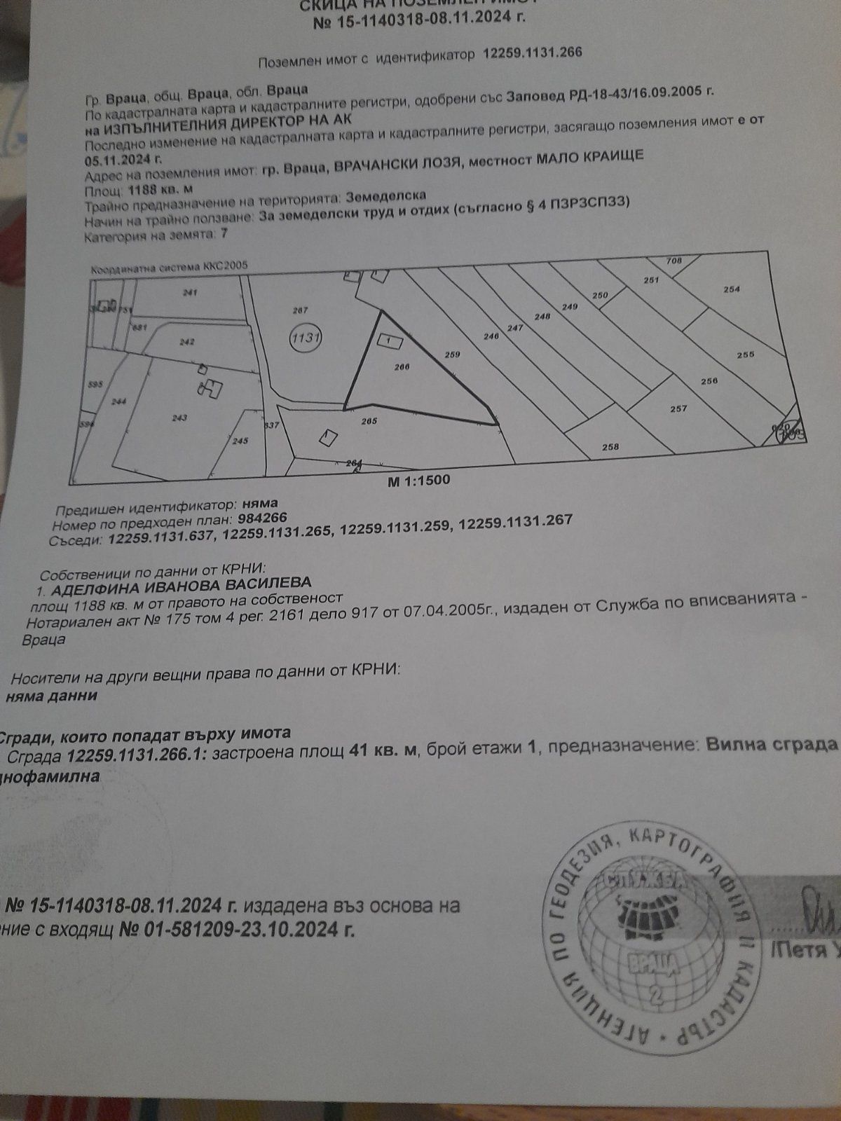 Продава Вила с терен