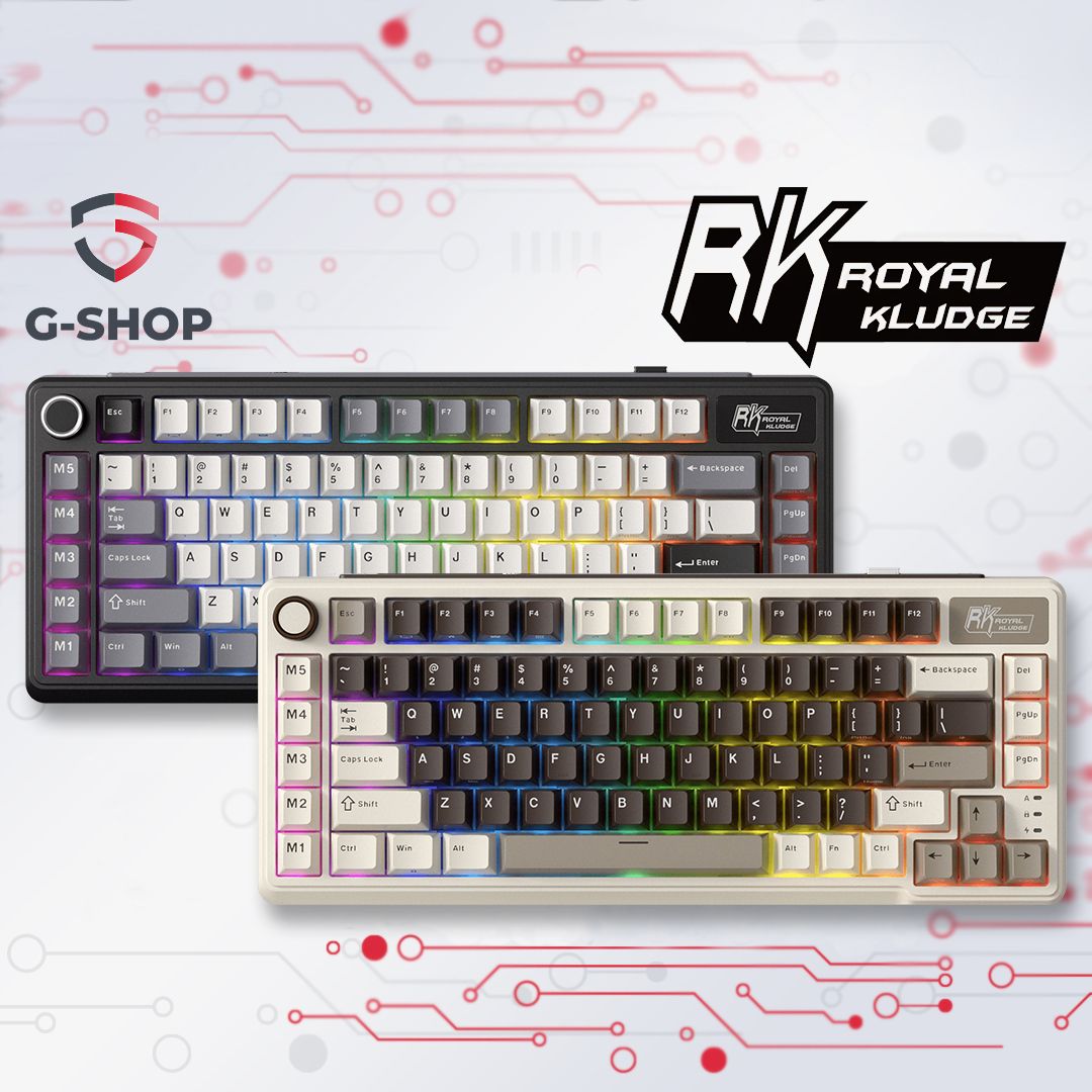 Механическая беспроводная клавиатура с подсветкой Royal Kludge L75 RGB