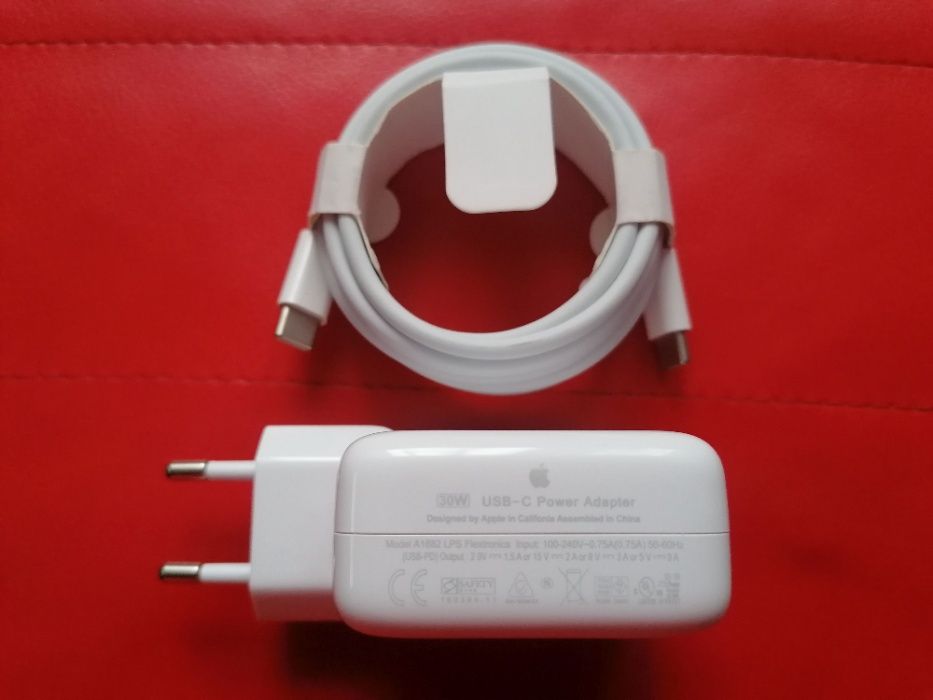 Incarcator priza +Cablu ORIGINAL Apple USB-C 30W Macbook Air 13" a2179