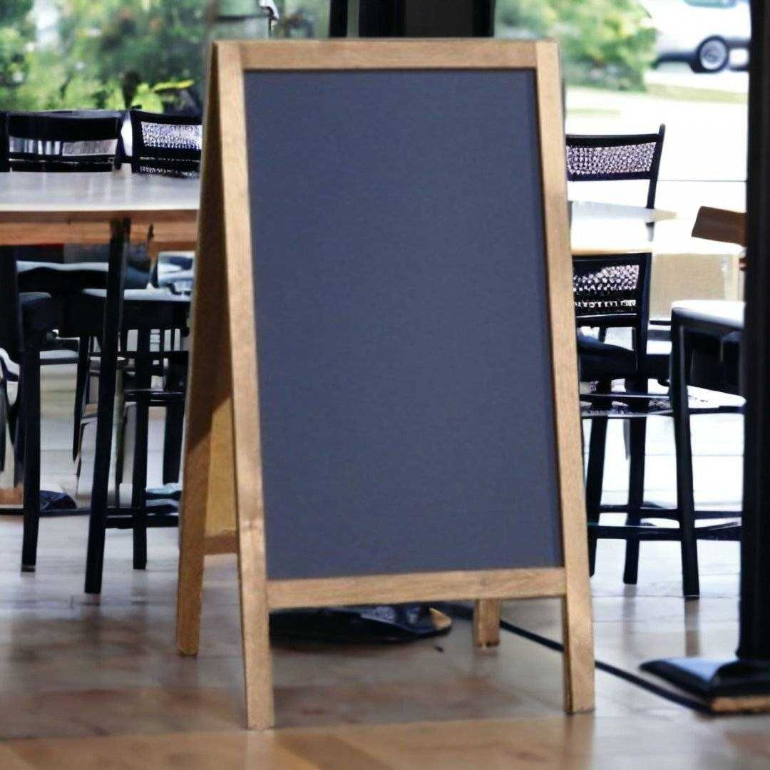 Tabla stradala 2 fete, meniu restaurant, 119 x 67 cm