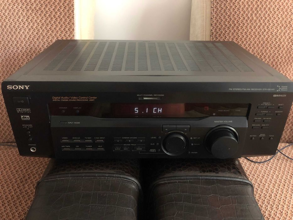 Sony STR-DE 545 Receiver 5.1 Digital A/V Control Center 24BIT.  CA NOU