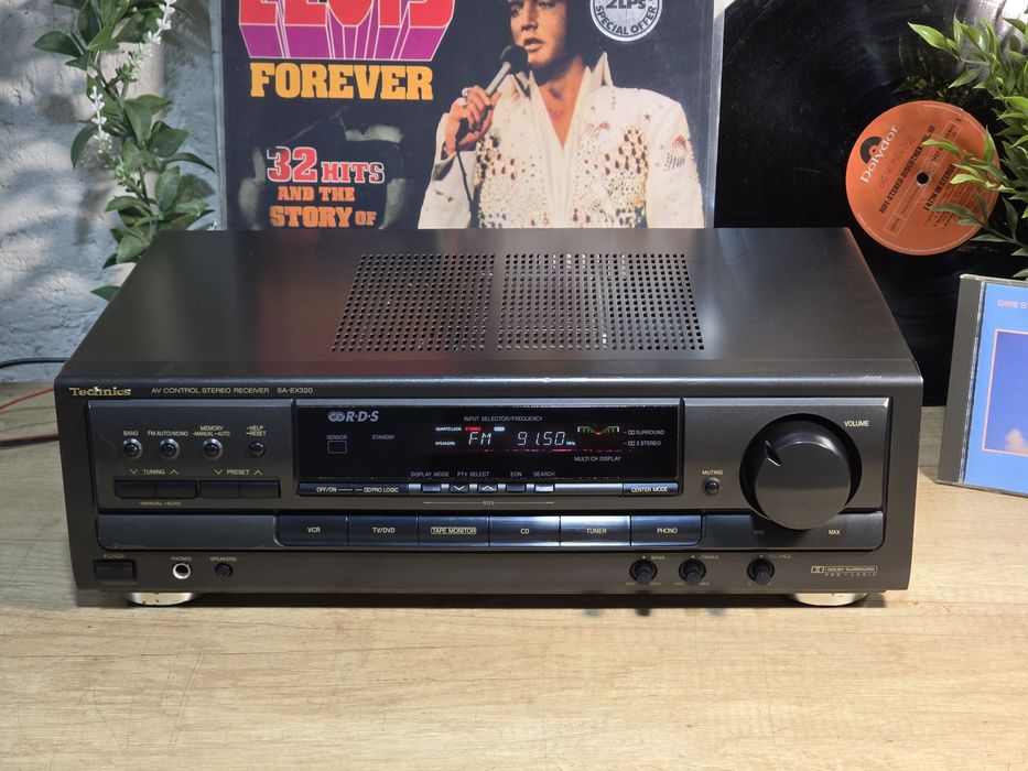 Receiver TECHNICS SA-EX320,  2.0 hi-fi audio stereo, 5.1 surround