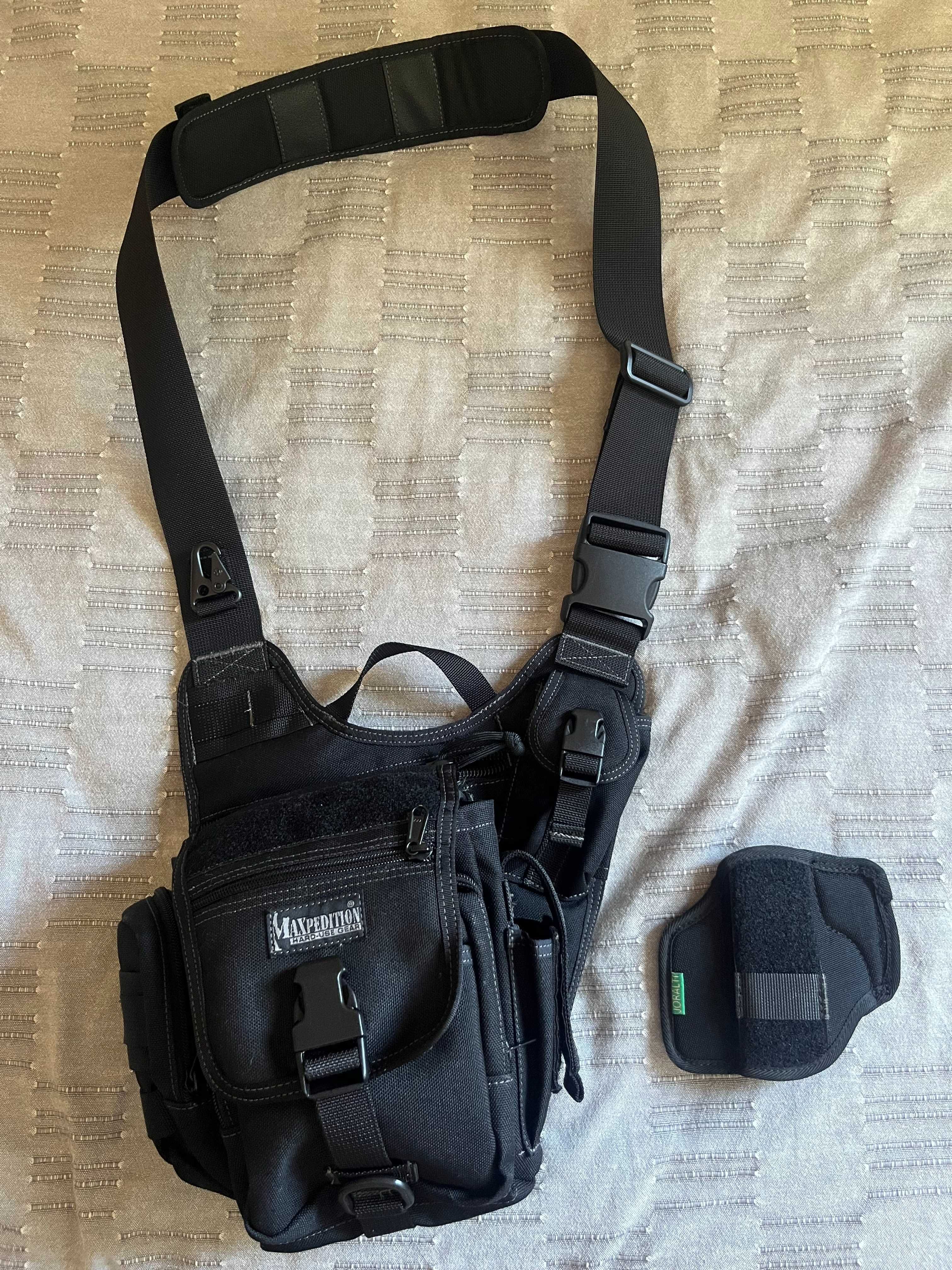 Тактическа чанта Maxpedition + кобур