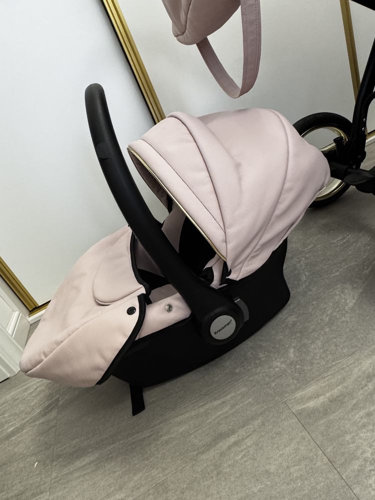 Carucior Krausman 3 in 1 Prime Mirage Pink Gold