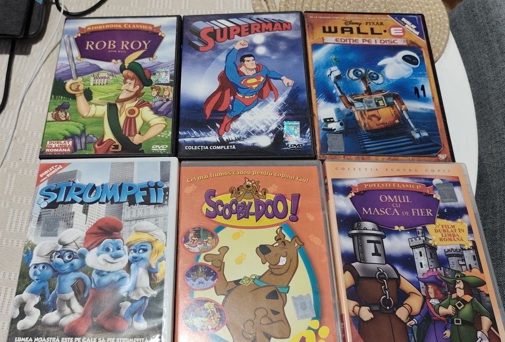 DVD cu desene pentru copiii.