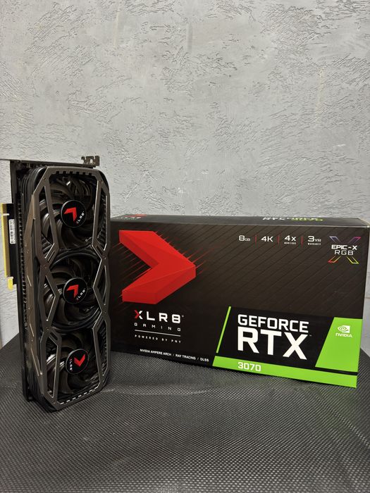 Placă video PNY RTX 3070 XLR8 Gaming 8GB GDDR6 RGB
