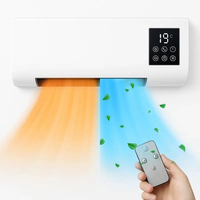 Климатик 2 в 1 Студено/Топло, от 16°C до 32°C, 1800 W, с дистанционно