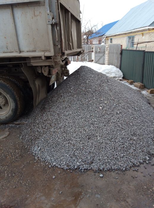 Галька, Бутовый тас ,Щебень Азф и Белогорка Балласт Песок Перегной Зил