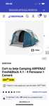 Cort Camping 4 Persoane 1 Cameră și hol structură cu bețe ARPENAZ 4.1
