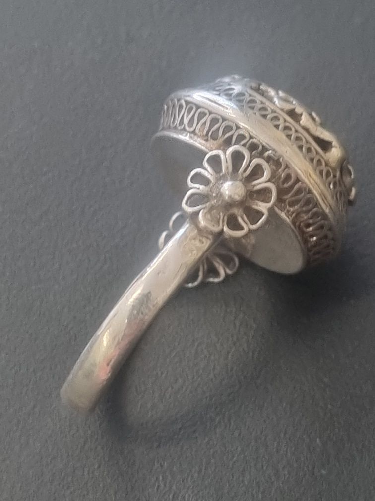 Възрожденски филигранен сребърен пръстен