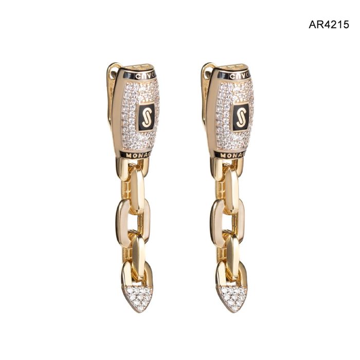 Cercei Aur 14K model Monaco Chain by ARJEWELS AR4215
