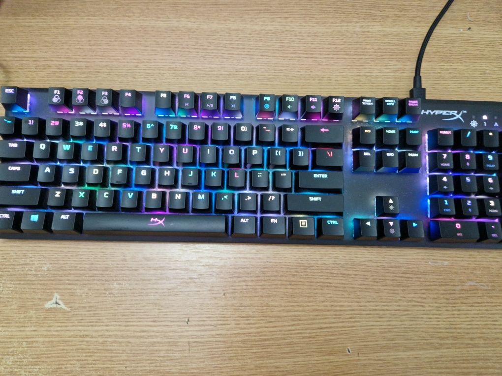 Tastatura gaming mecanica HyperX Alloy FPS RGB,  Kailh Silver Speed