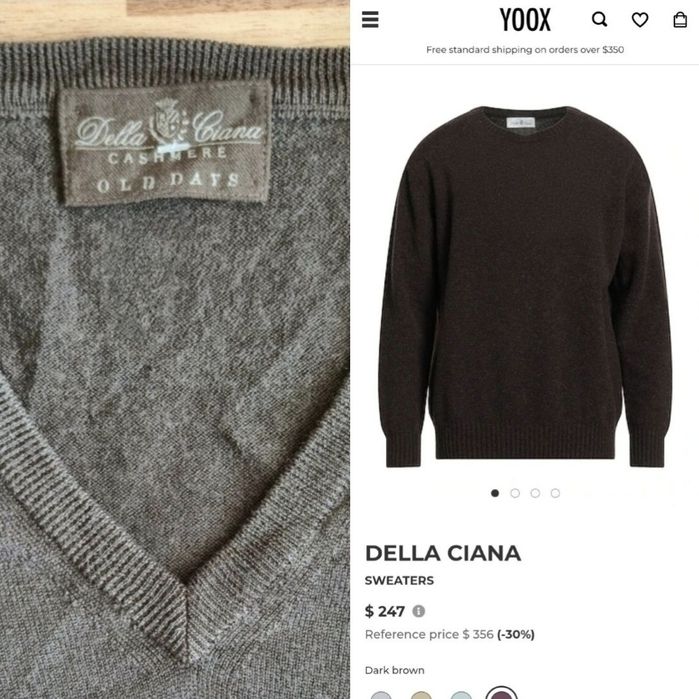 Pulover de lux pentru bărbați Della Ciana, Made in Italy, mărimea 50