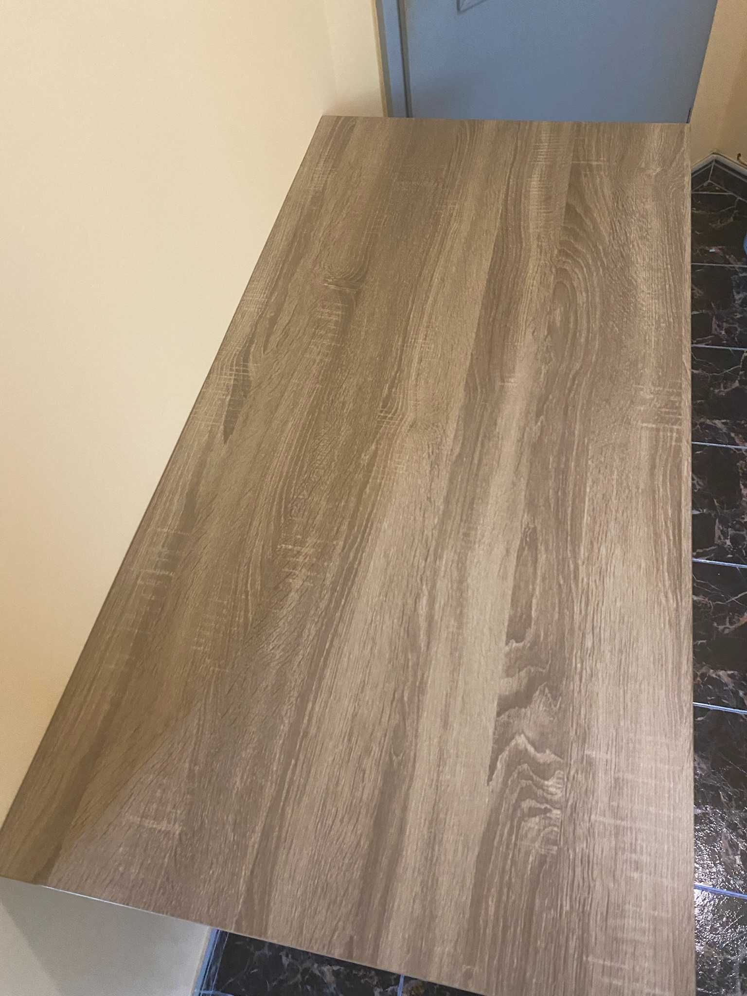 Бюро 60x120 цвят светъл дъб/черно