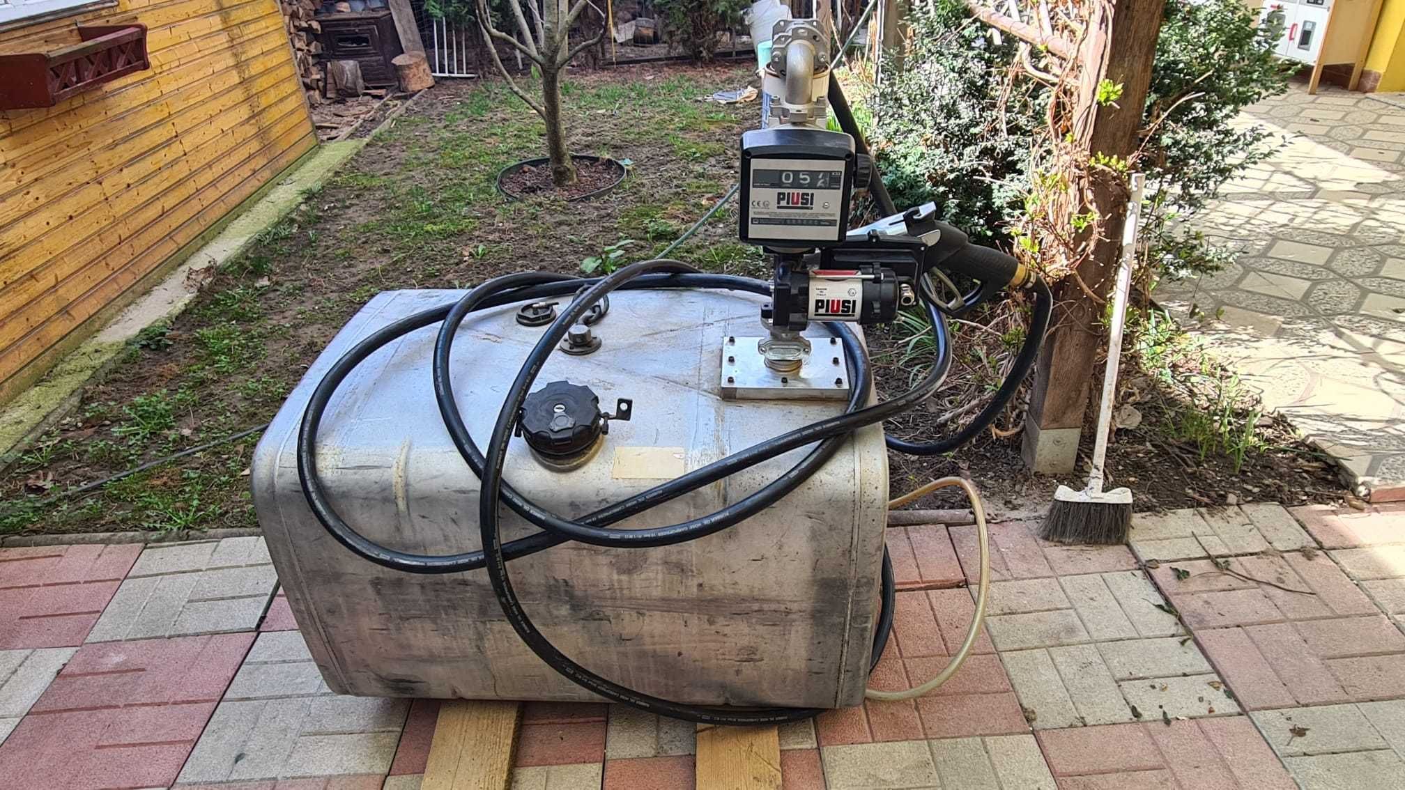 Vând ansamblu PIUSI 12V–Pompă benzină + rezervor aluminiu 400L – 1200€