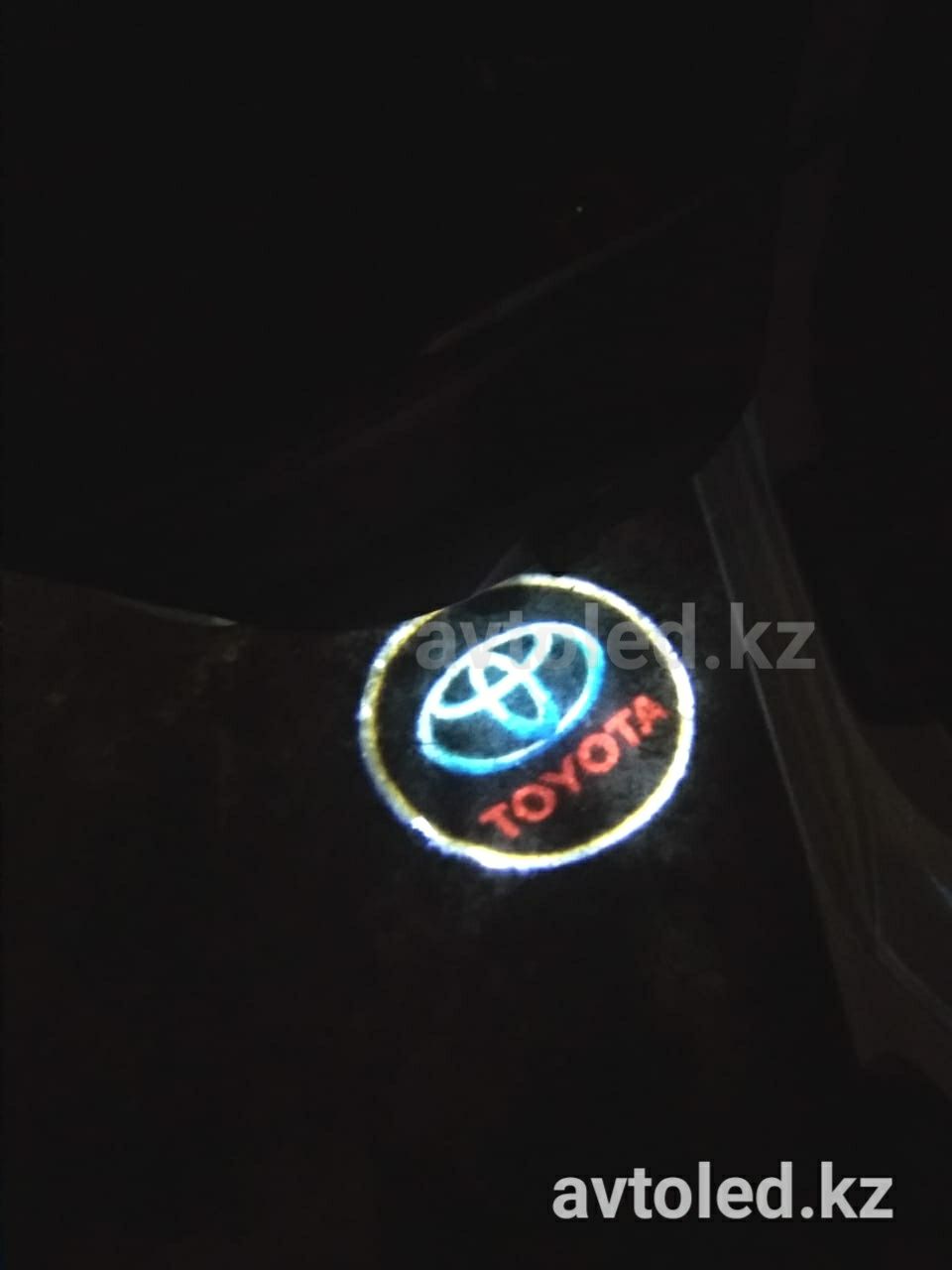 Субару подсветка дверей с логотипом тюнинг авто led подарок мужчине