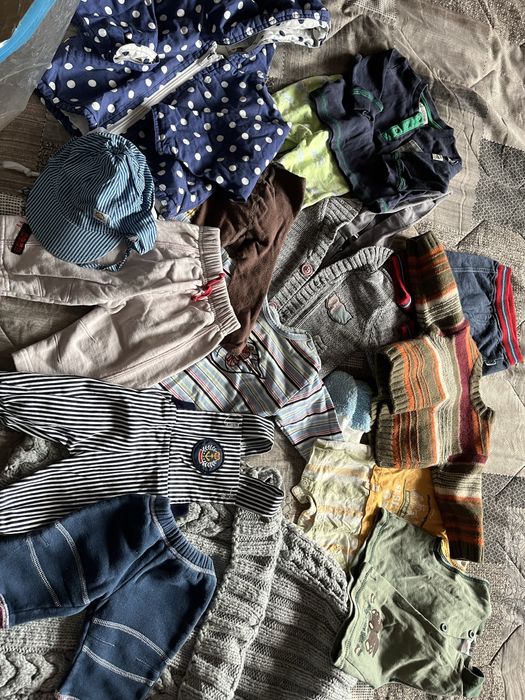 Бебешки дрешки за момче 0-3 м