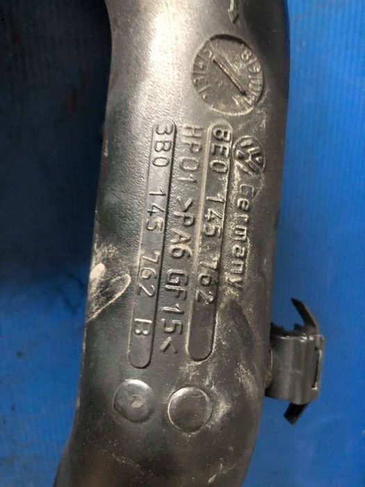 furtun intercooler 1.9 tdi audi a4 b6 skoda superb vw passat b3 b6 avf