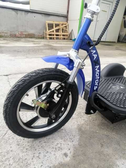 Електрическа Триколка A3 750W/48V/12Ah - BLUE (Задно предаване)