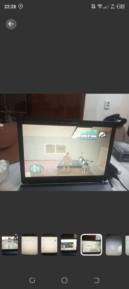 Soniy vay VGN-FE31ZR sotiladi Windowis 10 qoʻyilgan oʻyin Gta left4dea