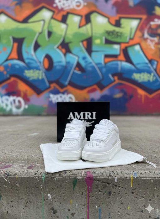 Adidasi AMIRI MA 1 White - Adidasi Unisex Full Box Premium