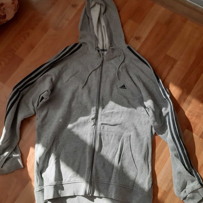 Бяло горнище adidas