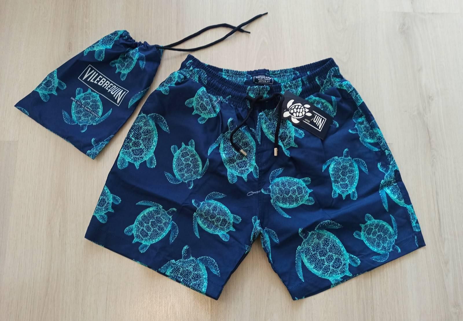 Мъжки бански къси панталони Vilebrequin шорти плувни