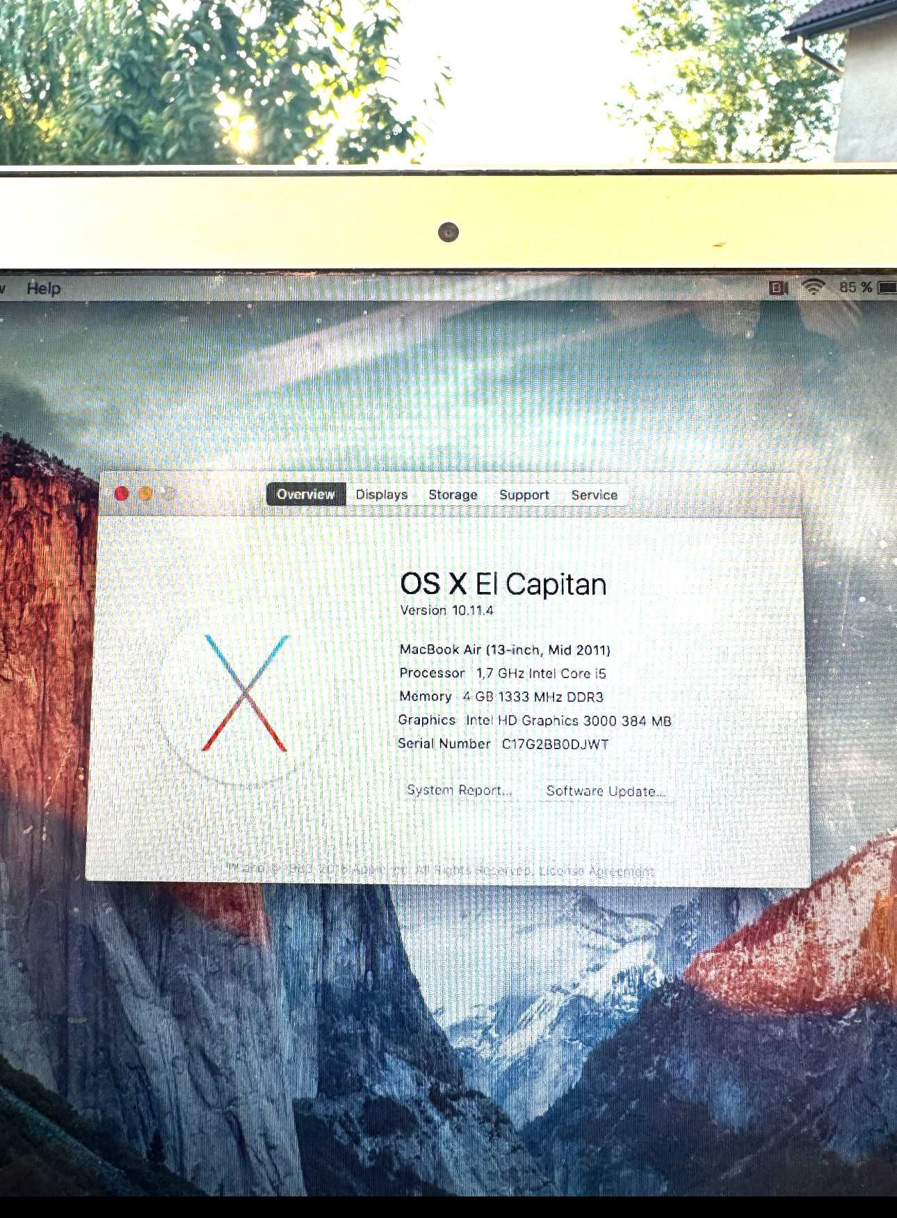 MacBook Air 13" (Mid 2011) + Încărcător - Funcțional, 400 lei