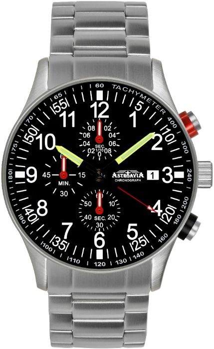 Ceas ASTROAVIA Barbat Aviator Pilot Militar Quart in Cutie Cadou 3ATM