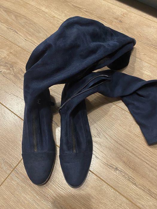 Cizme Zara piele intoarsa