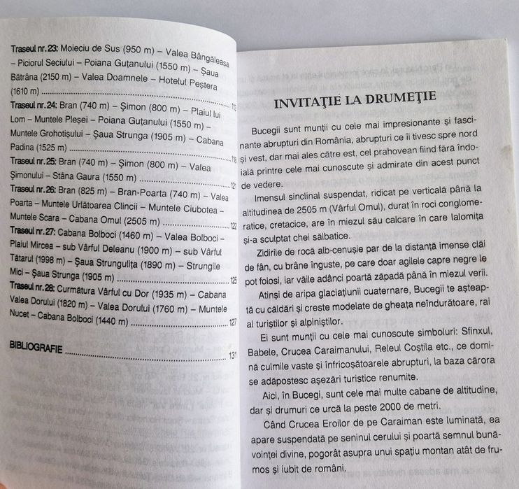 Cărți Munții Noștri cu hărți,Bucegi ghid