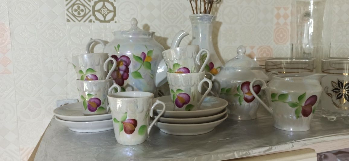Набор посуды СССР керамика