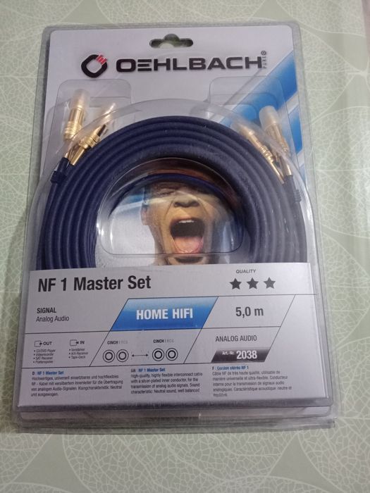 Cabluri RCA oehlbach 5m.NOU.