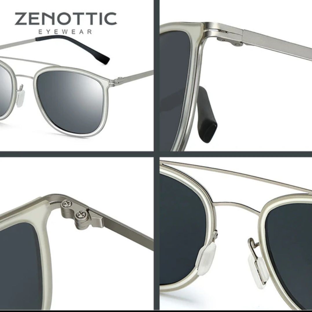 Ochelari de soare polarizați Pilot Aviator ZENOTTIC Livrare gratuită