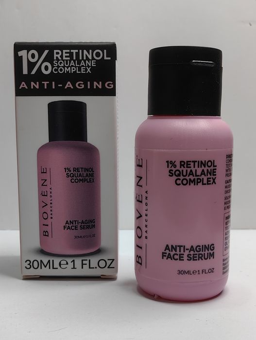 Ser de față retinol și scualen Biovene nou