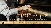 Lectii, meditatii si cursuri de pian, sintetizator