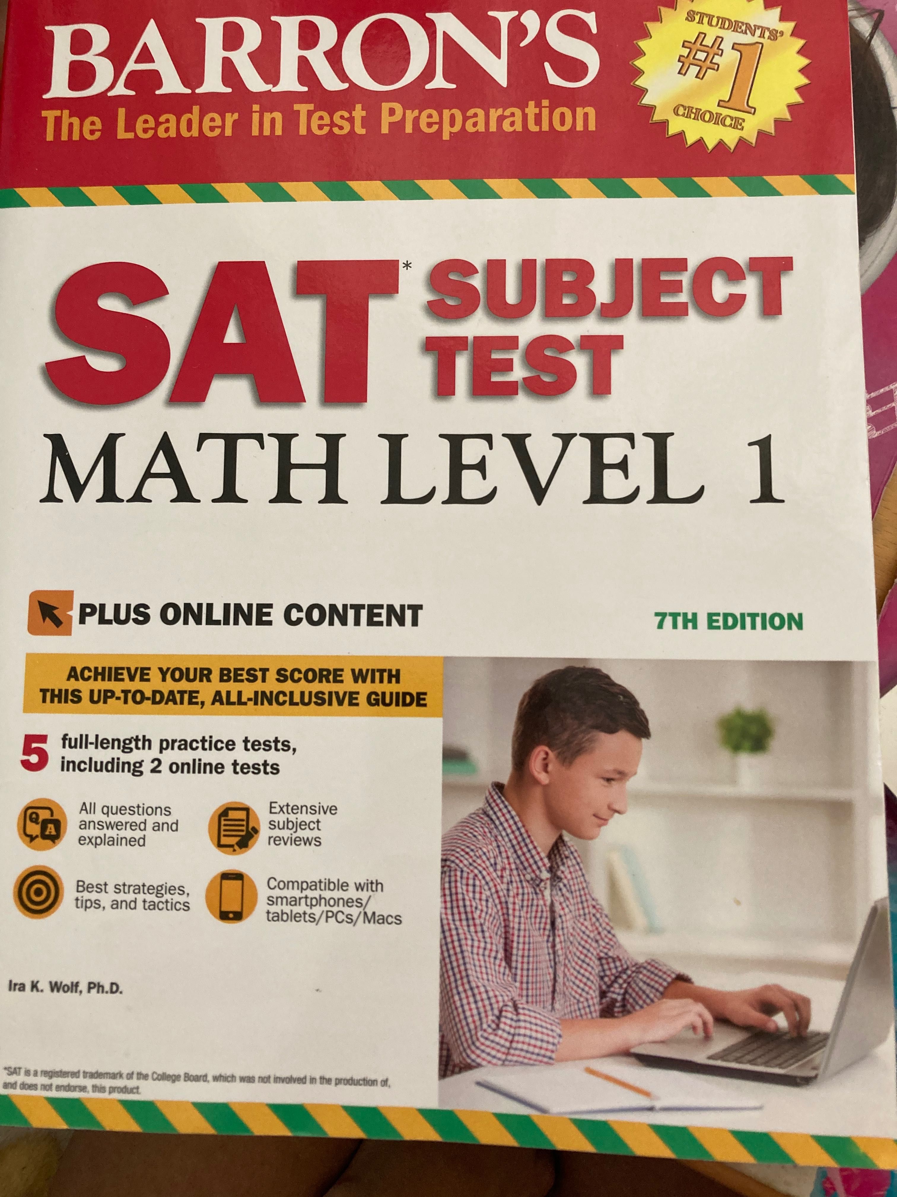 SAT subject test Math level 1
