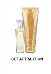 Set Attraction Avon ( Parfum + lotiune)